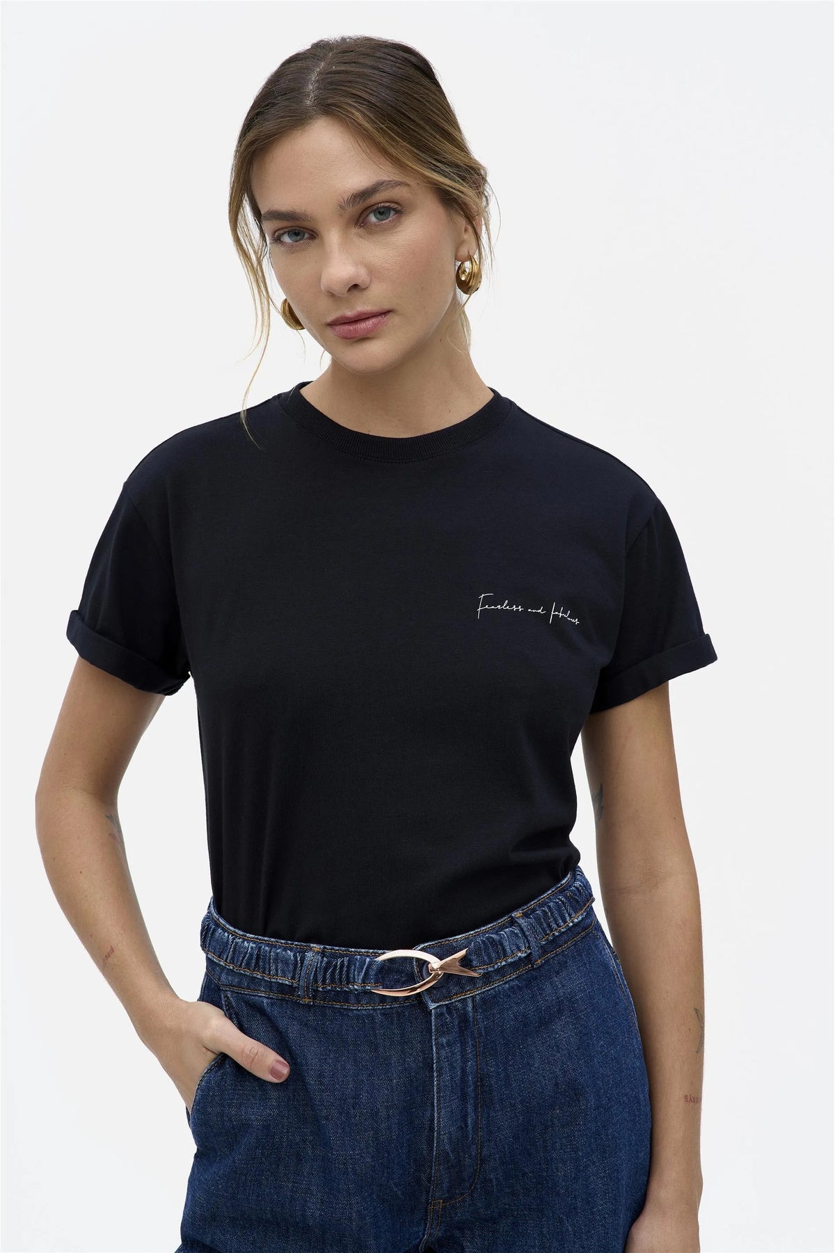 Camiseta Masculina Mavie Azul marinho