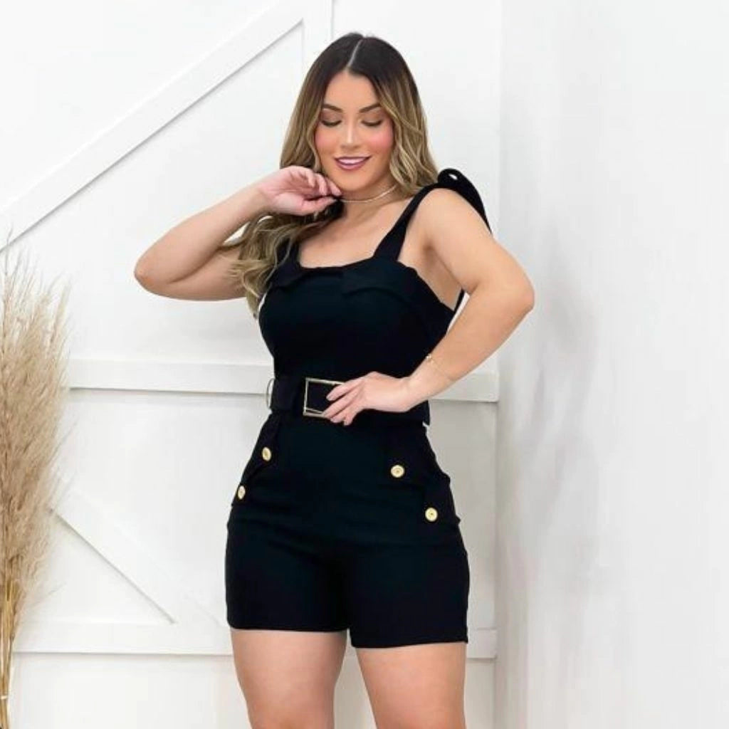 Conjunto Leandra Jaqueta + Corset + Saia